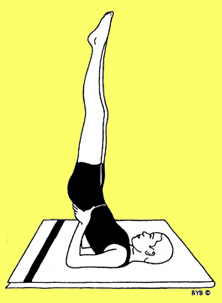 shoulderstand yoga